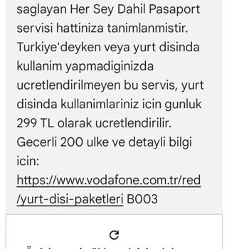 Vodafone Red'li Özel 18 GB Paketi Fiyat Artışı Şoku