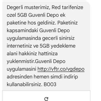 Vodafone Red'li Özel 18 GB Paketi Fiyat Artışı Şoku