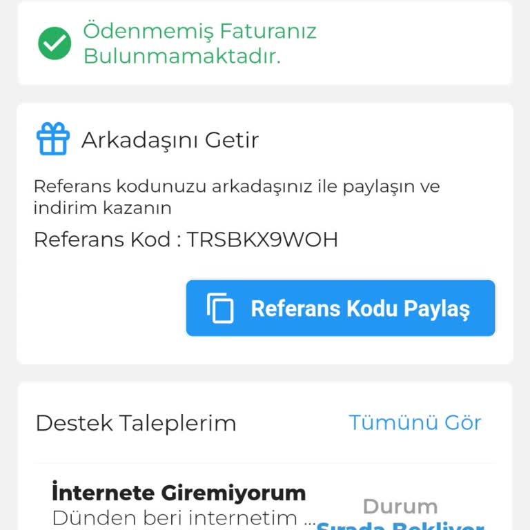 TURKISS İnternet Hizmeti Sıkıntısı