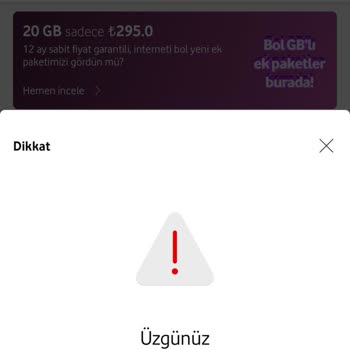 Vodafone'a Geçişte Hediye Çarkı Sorunu