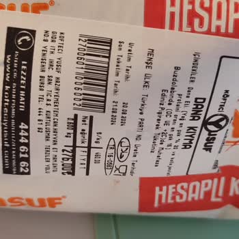 Migros Yemek-Köfteci Yusuf Ayıplı Ürün