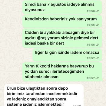 iloveshoes.com.tr İade Sürecinde Yaşanan Sorunlar Ve İletişim Eksiklikleri
