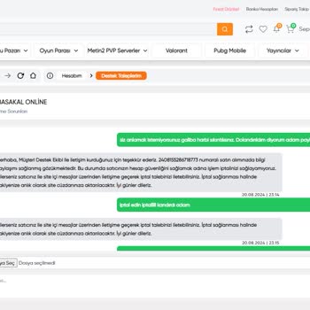 Kabasakal Online - Sipariş Teslim Edilmedi