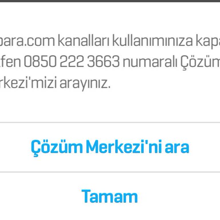 Enpara Hesabıma Bloke Koyuldu