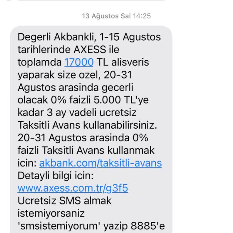 Akbank Kampanya Tanımlama Sorunu