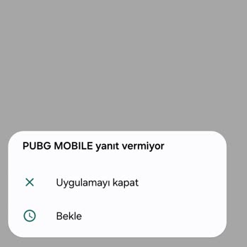 PUBG Mobil Beyaz Ekran Sorunu - Yardım Talebi