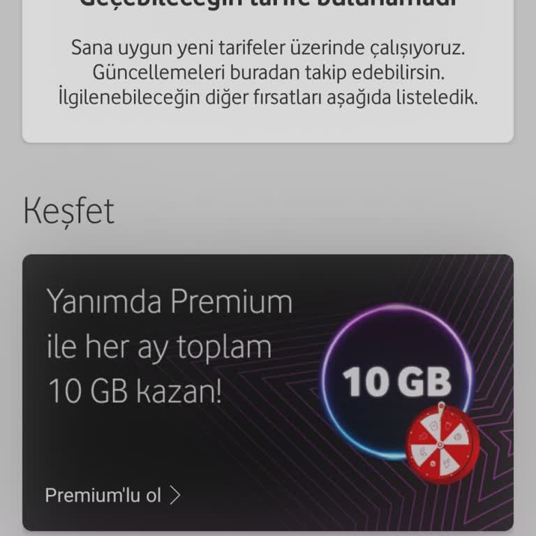 Vodafone'un Tarife Değişikliği ve Çekim Gücü Sorunları