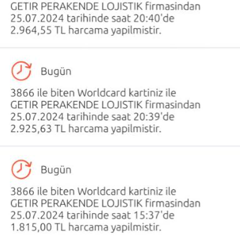 Getir Üzerinden Yapılmayan İade