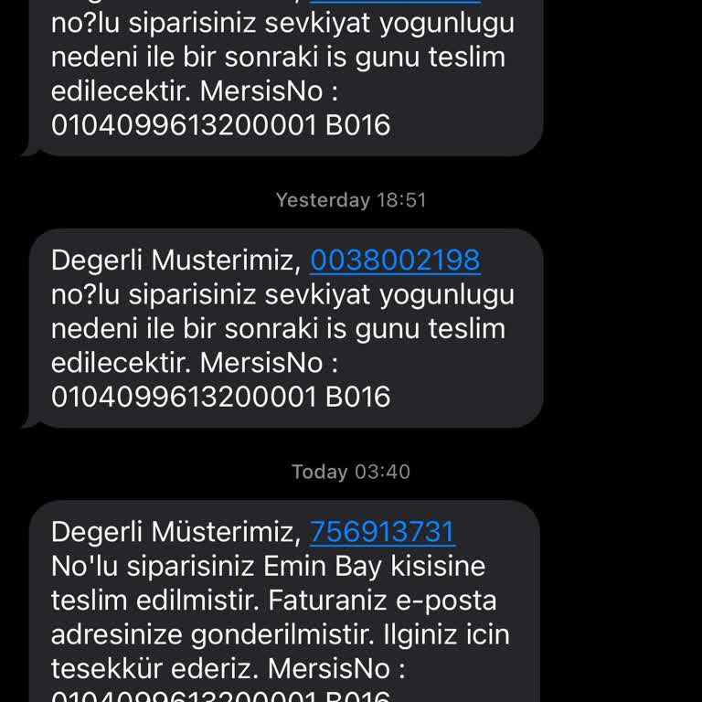 Avansas Siparişimi Telim Etmedi, Teslim Edildi Statüsünde