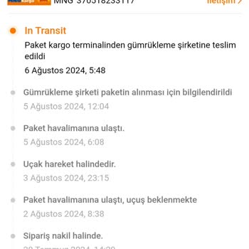 Temu Siparişi 15 Gündür In Transit Görünüyor