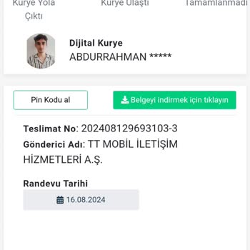 Dijital Kurye Hat Teslimi Yapmıyor!