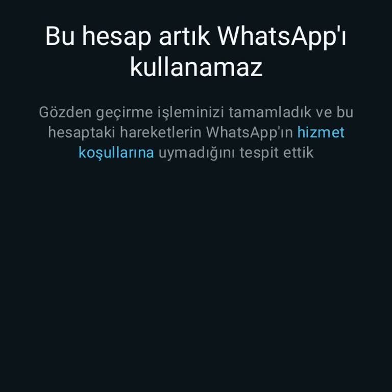 Bu Numara Artık WhatsApp Kullanamıyor