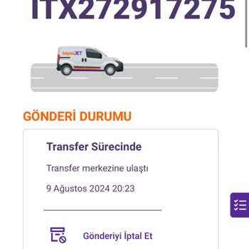 hepsiJET Zara Markası Teslimat Problemi