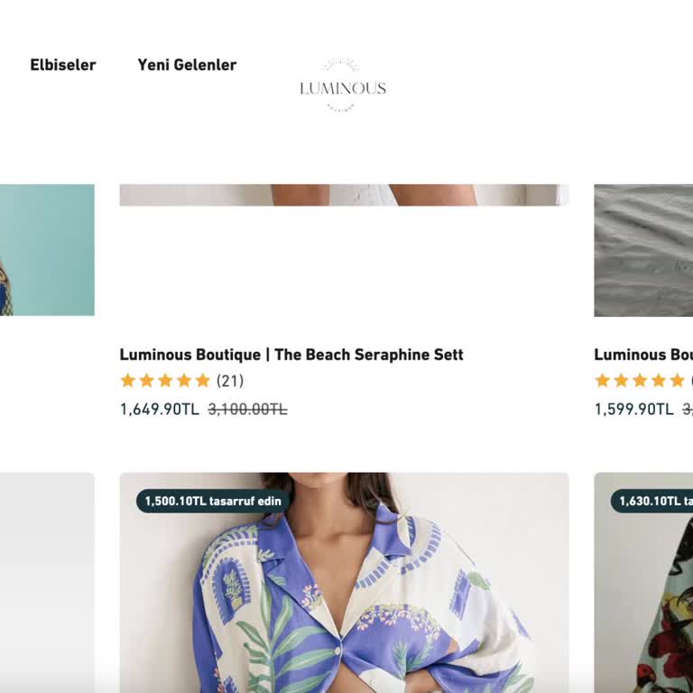 Luminous Boutique Web Sitesinden Alınan Ürünün Değerlendirmesi