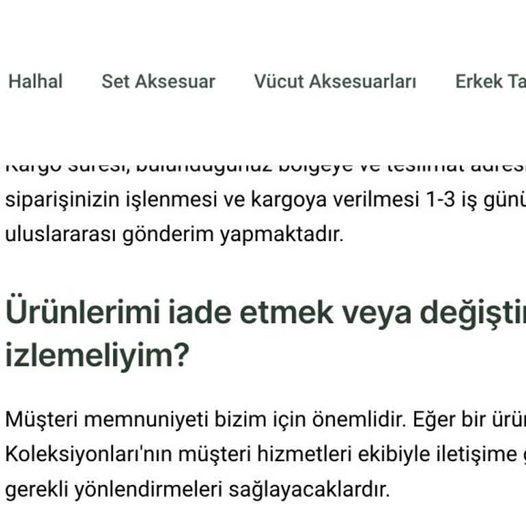 Jadenne Sipariş İadesinde Cevapsız Kalan E-mailler