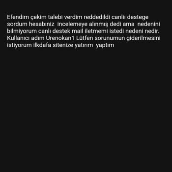 Betmoon Sitesi 6 Gündür Sebepsiz Yere Paramı Göndermiyor