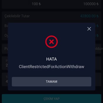 Betmoon Sitesi 6 Gündür Sebepsiz Yere Paramı Göndermiyor