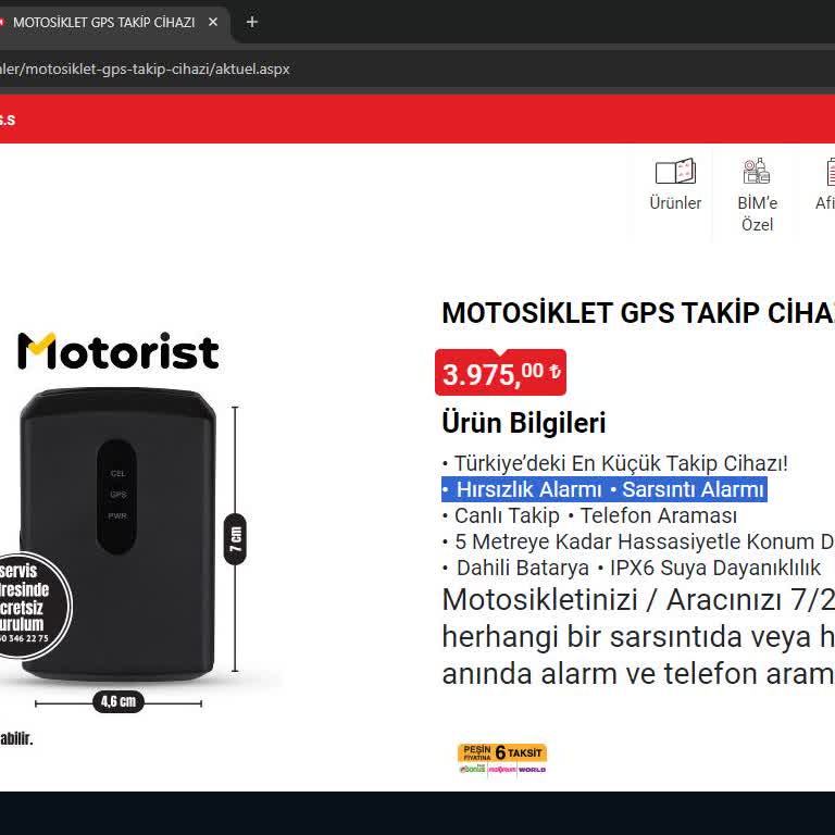 Motorist Yanıltıcı Ürün Bilgisi Ve Eksik Parça Sorunu