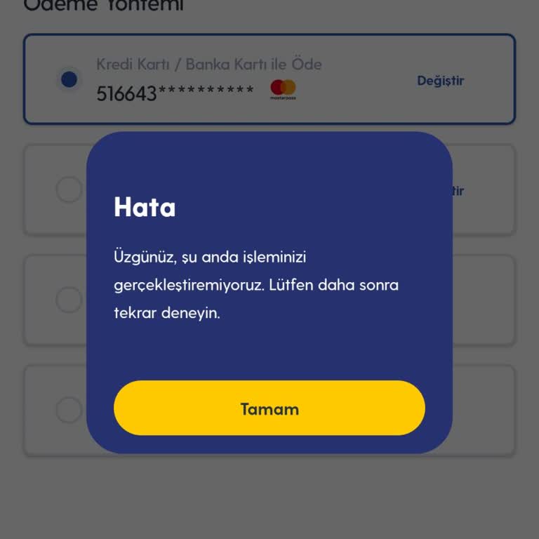 Turkcell Paket Yükleme Sorunu: Sürekli Hata Alıyorum