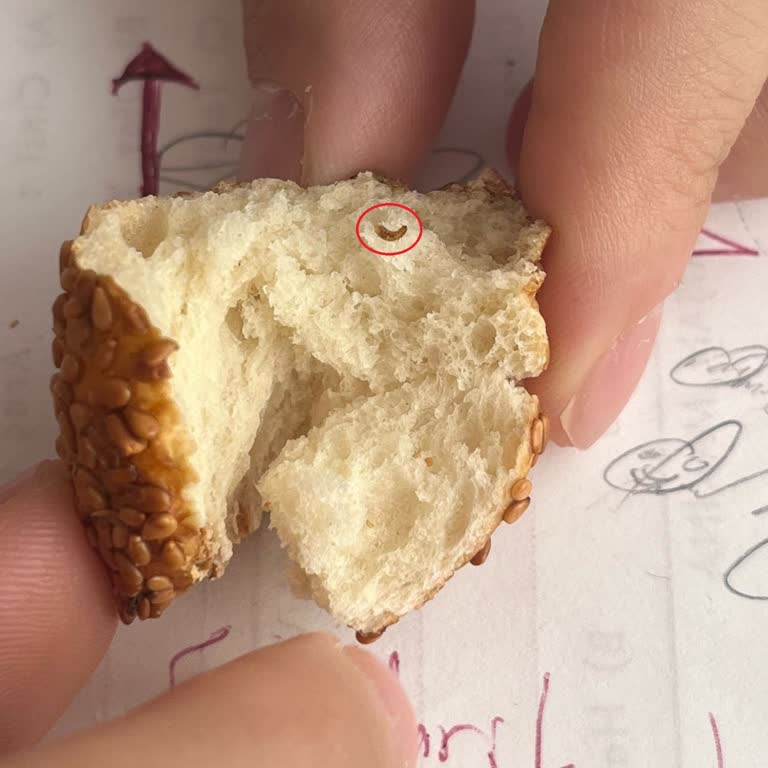 Superfresh 7/24 Fırından Simit Ürününde Kurt Çıkması