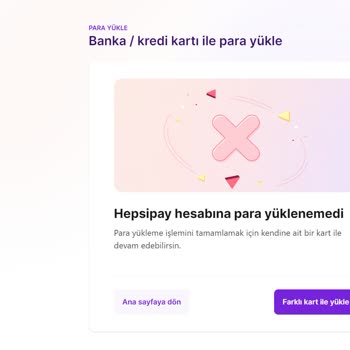 Hepsipay Bakiye Yüklenmiyor Ve Çözülmüyor