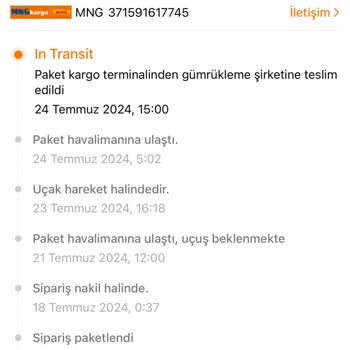 1 Aydır Gümrükte Olan Temu Siparişim
