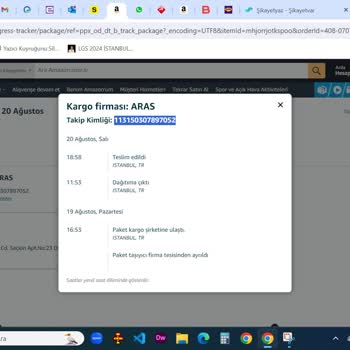 Aras Kargo Teslim Edildi Uydurmacası Ayıp