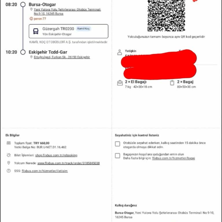 Sattığı Biletin Arkasında Durmayan Firma/ Kamil Koç