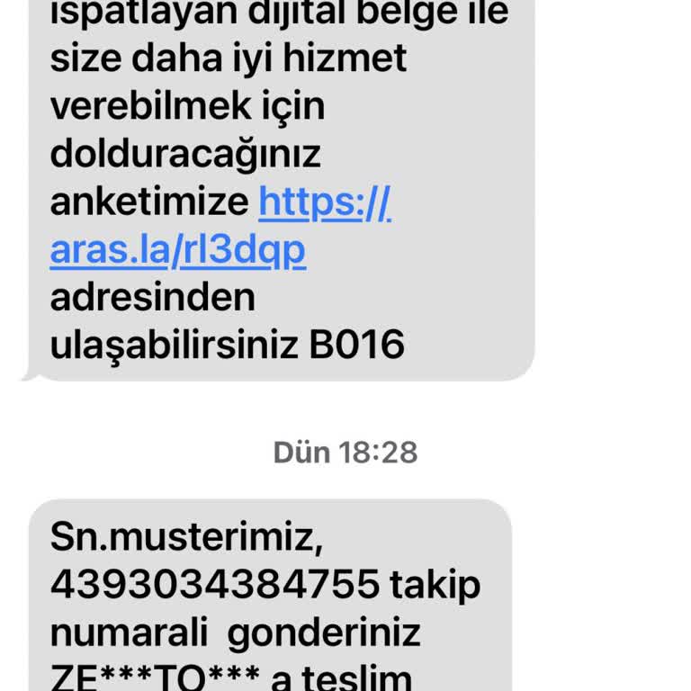 Aras Kargo'da Teslimat Sorunları Ve İletişim Eksikliği