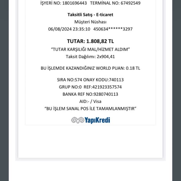 Obilet Firmasının Para İadesi Yapmaması