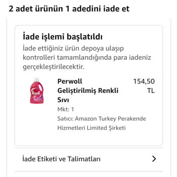 Amazon Para İademi Gerçekleştirmedi
