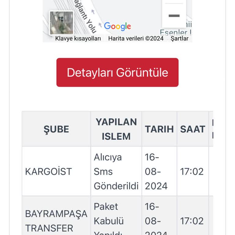 Kargoist Kargomu Kaybettiğini Söylüyor