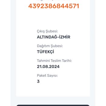 Aras Kargo Ürün Teslim Etmedi