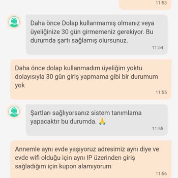 Dolap Uygulaması Hak Ettiğim Kuponumu Yüklemiyor!
