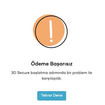 PTT Kargo PTT Sanal Pos 3D Secure Hatası