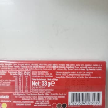 Ülker Napoliten Bozuk Çikolata