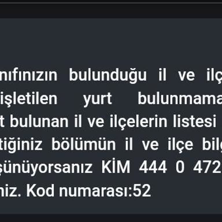 KYK Yurt Başvurusu
