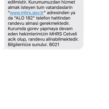 MHRS Randevumu İptal Etti