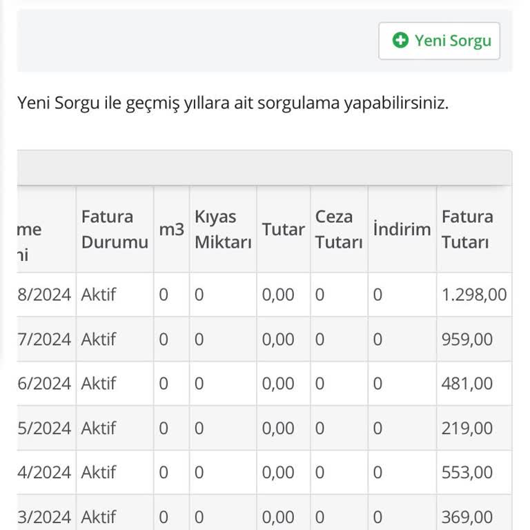 İSKİ Su Faturası
