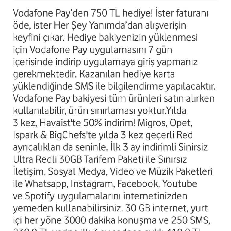 Vodafone Taahhüt Sonrası Fiyat Artışı Sorunu