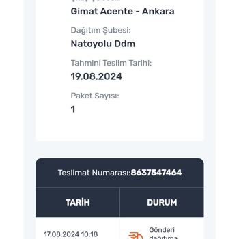 Sürat Kargo Kargo Teslim Edilmedi