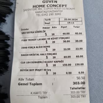 Güven Plast Home Concept Kasada Fiyat Farkı