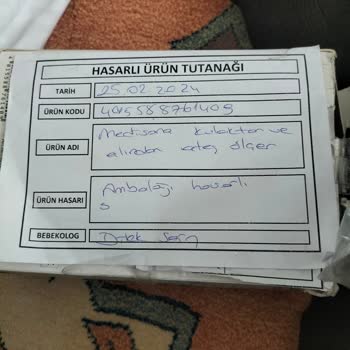 ebebek Paketi Hasarlı Diye Not Alınıp Kullanılmış Ürün Satıldı!