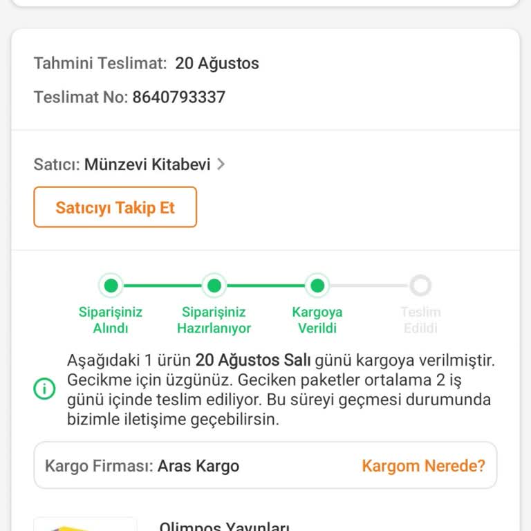 Trendyol Sipariş Etiket Hatası Ve Teslimat Sorunu