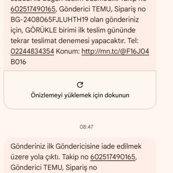 MNG Kargo Kargomu Benden Habersiz Göndericiye İade Etti