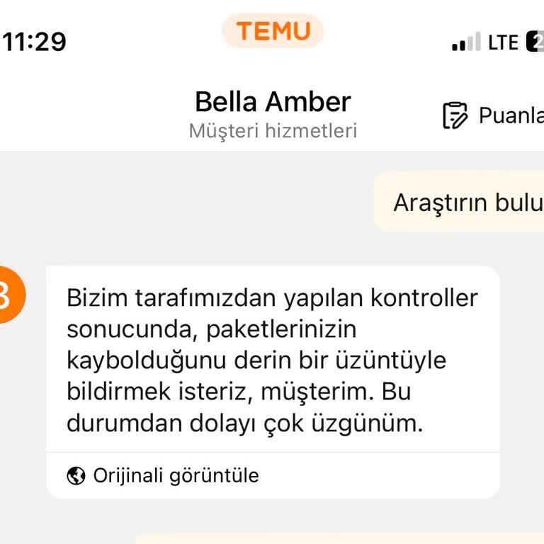 Temu Siparişim Kayboldu, Nerede Belli Değil