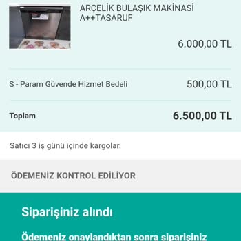 Sahibinden Param Güvende Şikayet