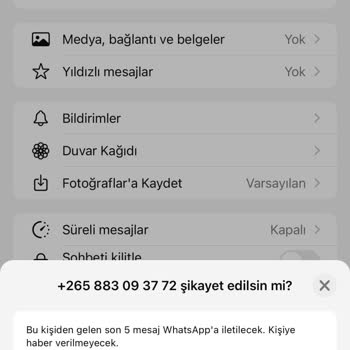 WhatsApp Yabancı Ülke Arama