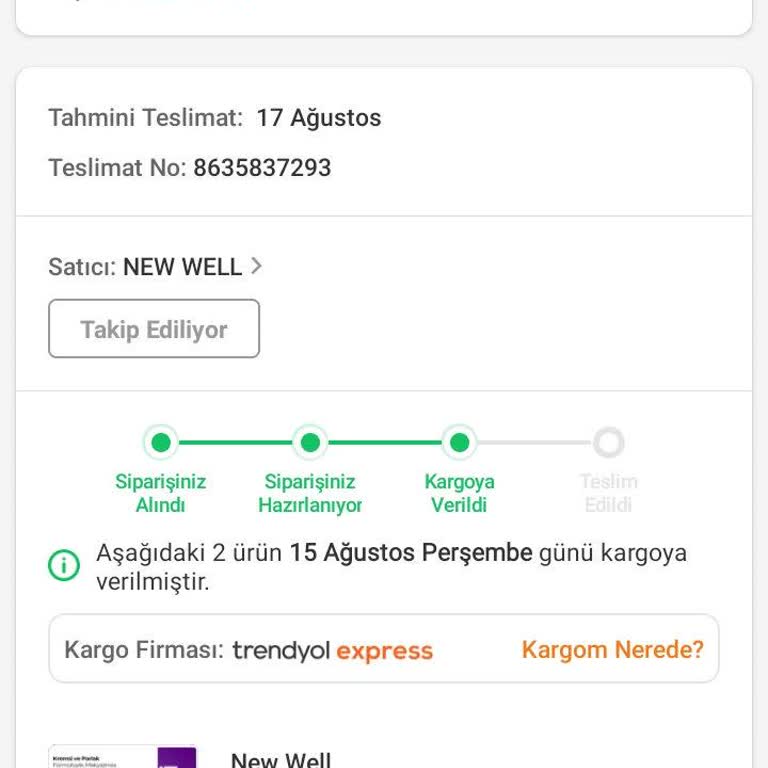 Trendyol Ekspres Kargo Mağduriyeti