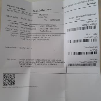 FTZ AVM İPhone 11 Şikayet